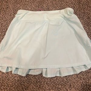 Light blue ruffled Ivivva skirt